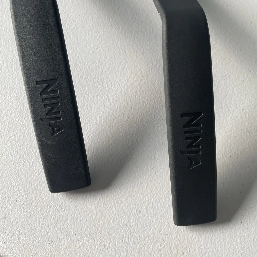 NINJA Roasting Lifter Spoon Spatula for Slow Cooker Crockpot Black Set of 2